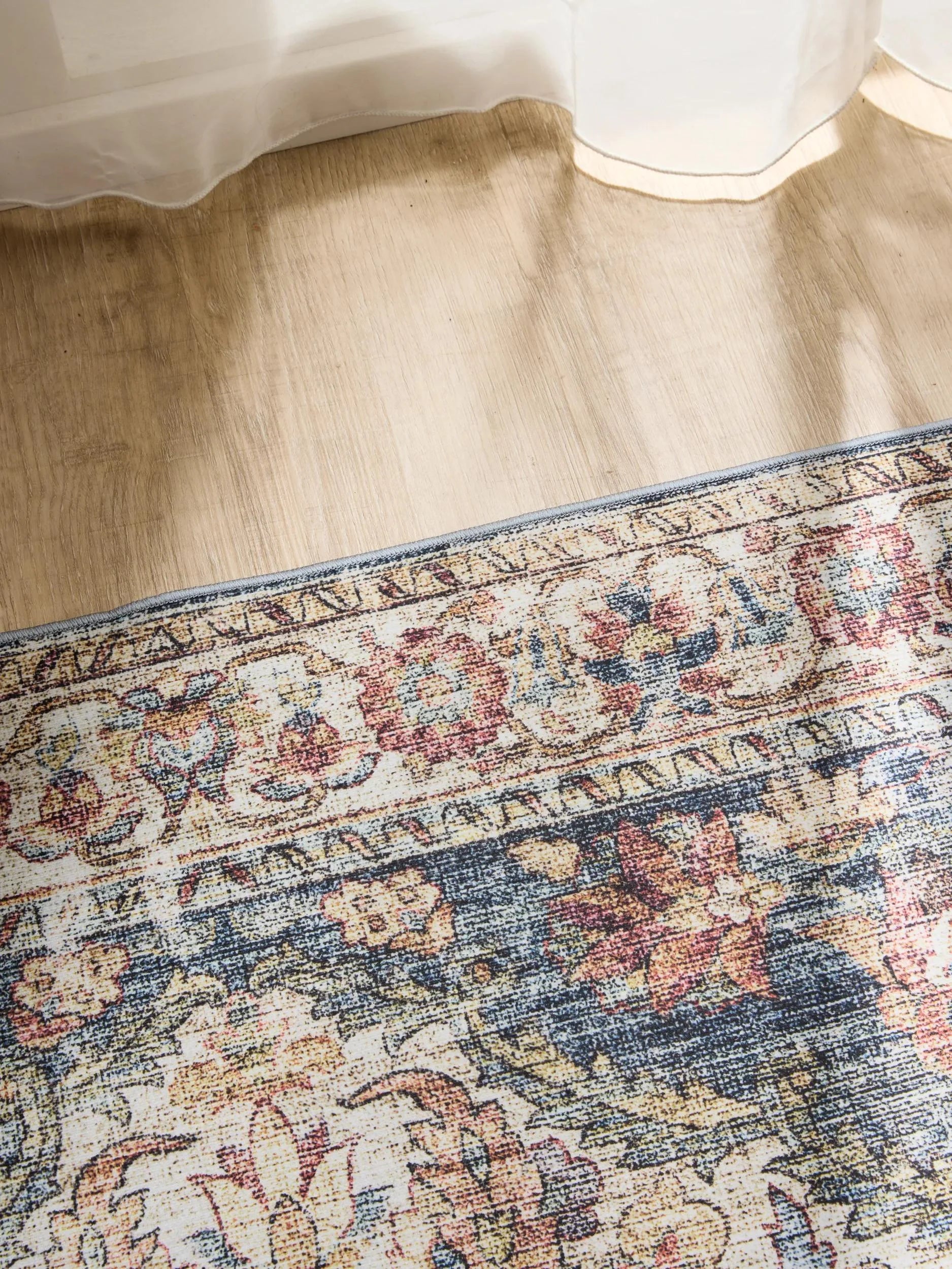 ATLAS Flerfarvet Vaskbart Tæppe - Billede 3