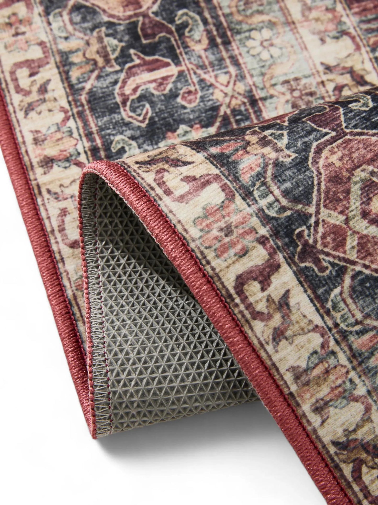 ATLAS Flerfarvet Vaskbart Tæppe - Billede 4