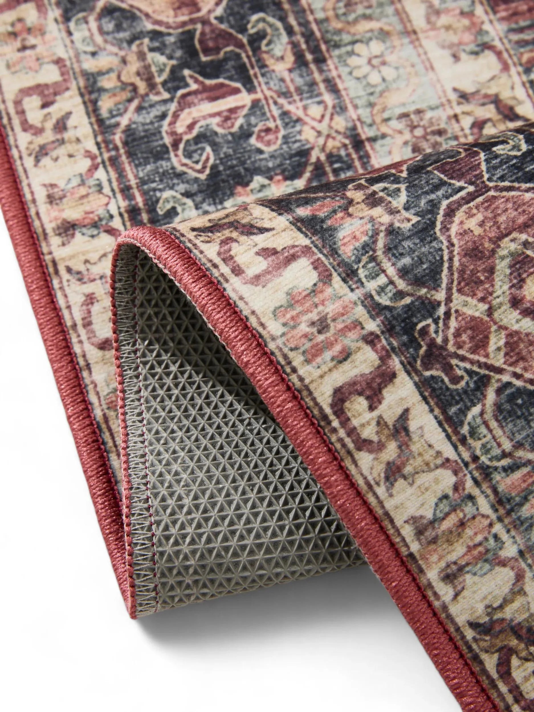 ATLAS Flerfarvet Vaskbart Tæppe - Billede 4