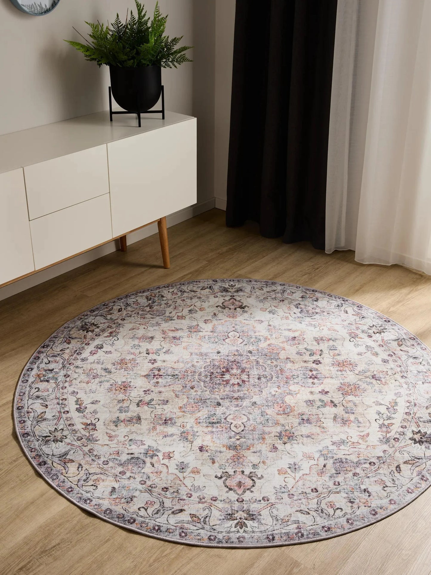 ATLAS Flerfarvet Vaskbart Tæppe