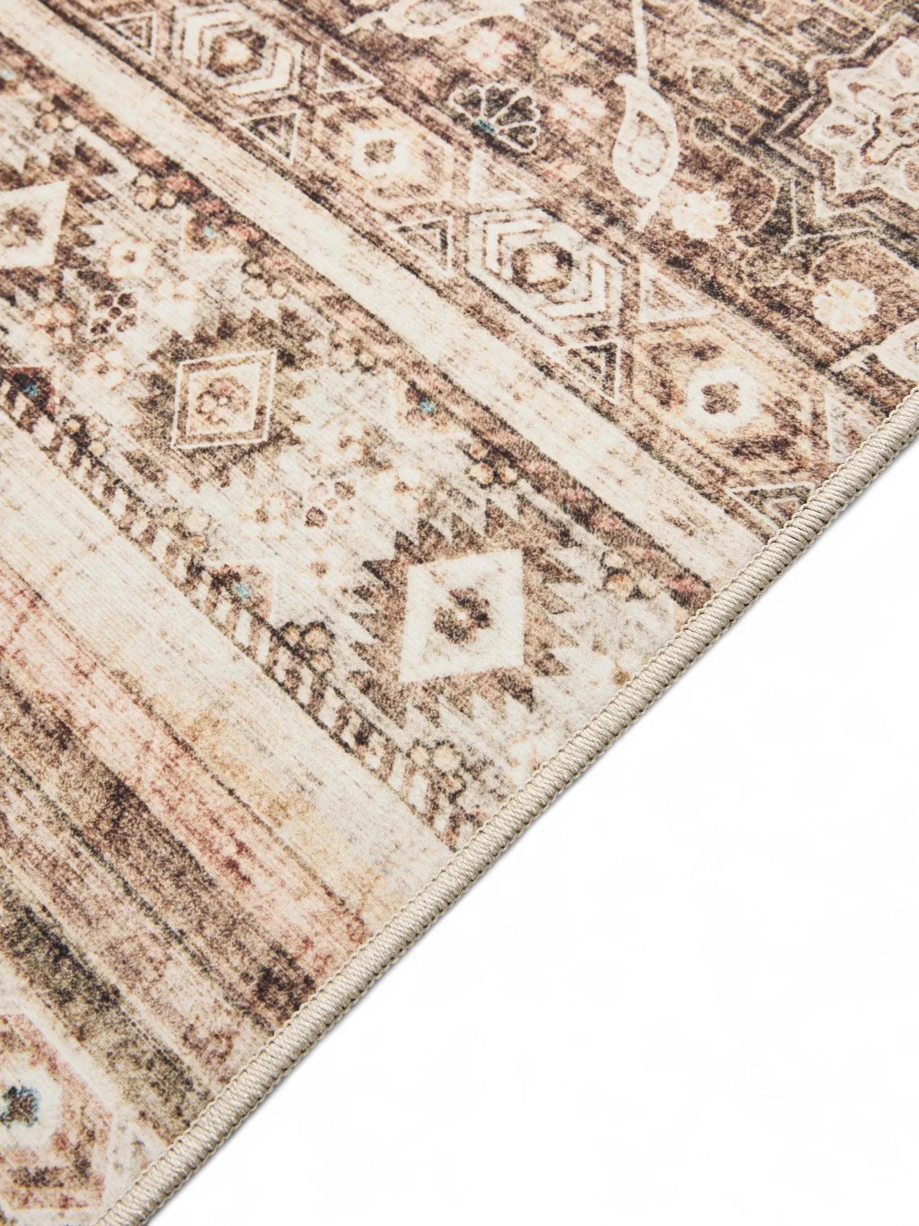 ATLAS Brun Vaskbart Tæppe - Billede 5