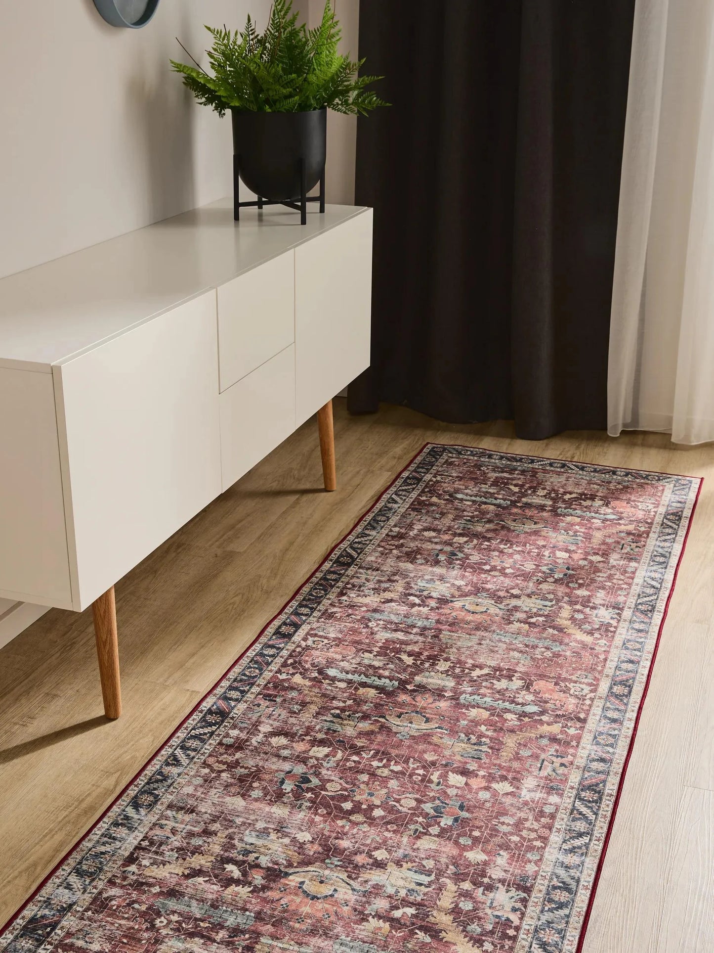 ATLAS Flerfarvet Vaskbart Tæppe