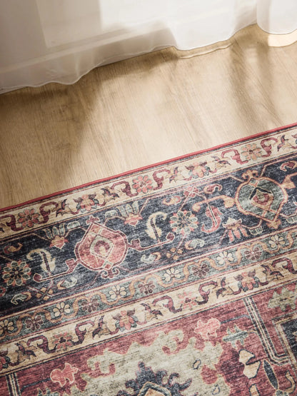 ATLAS Flerfarvet Vaskbart Tæppe - Billede 3