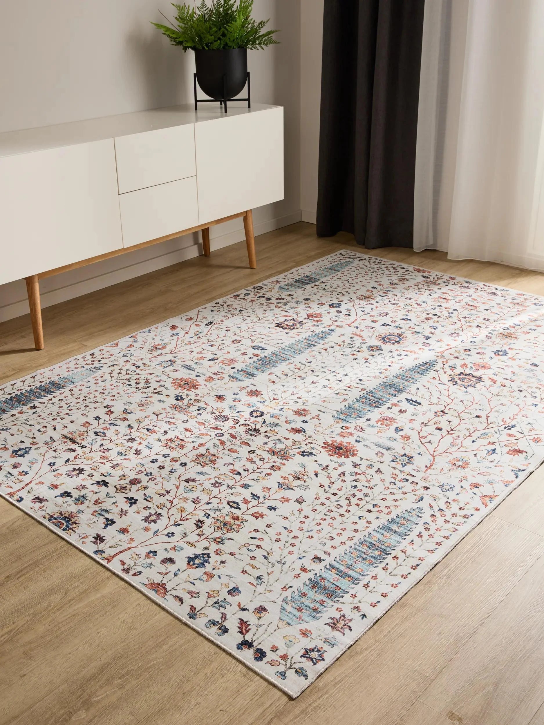 ATLAS Flerfarvet Vaskbart Tæppe - Hovedbillede