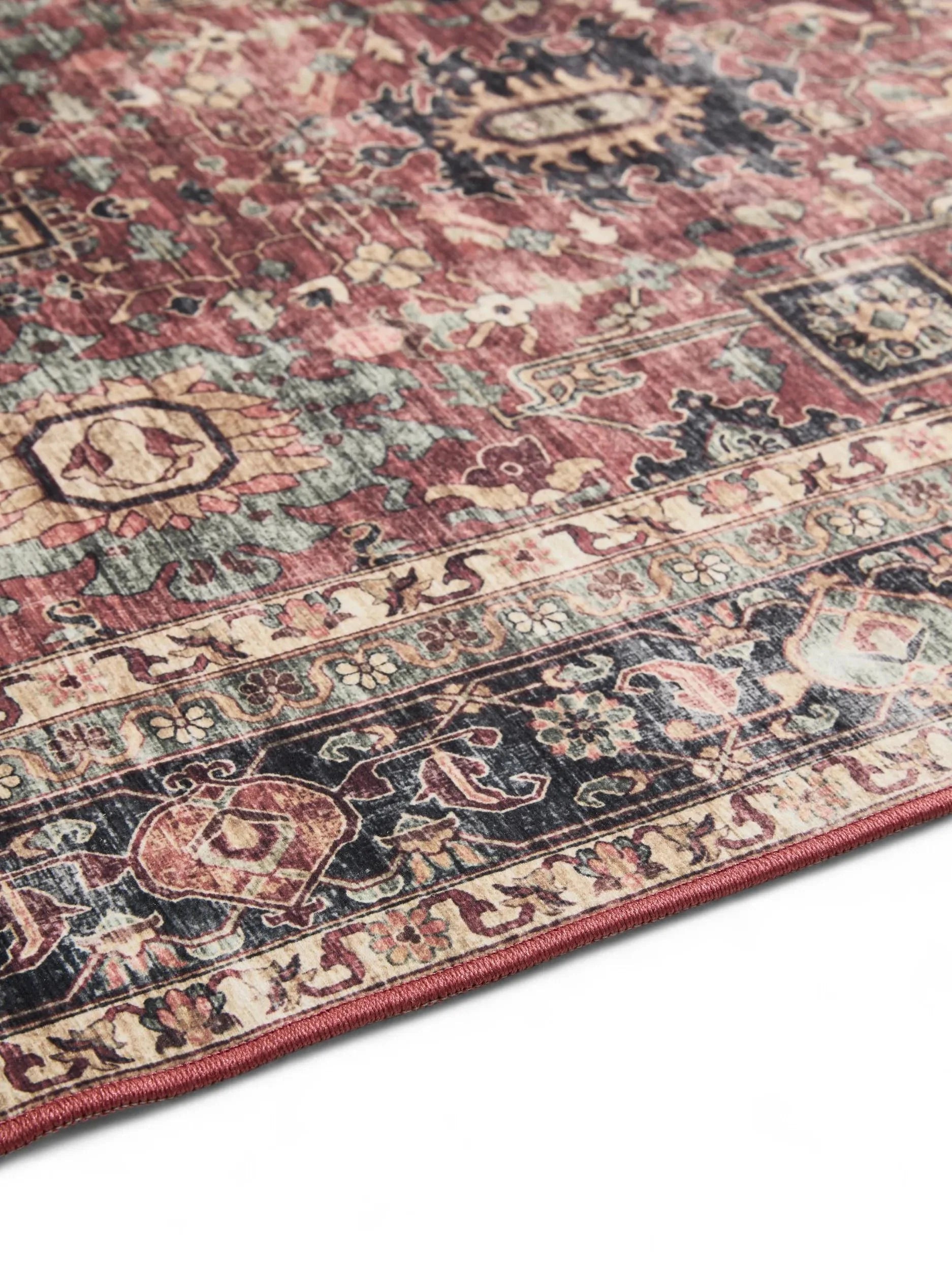 ATLAS Flerfarvet Vaskbart Tæppe - Billede 5