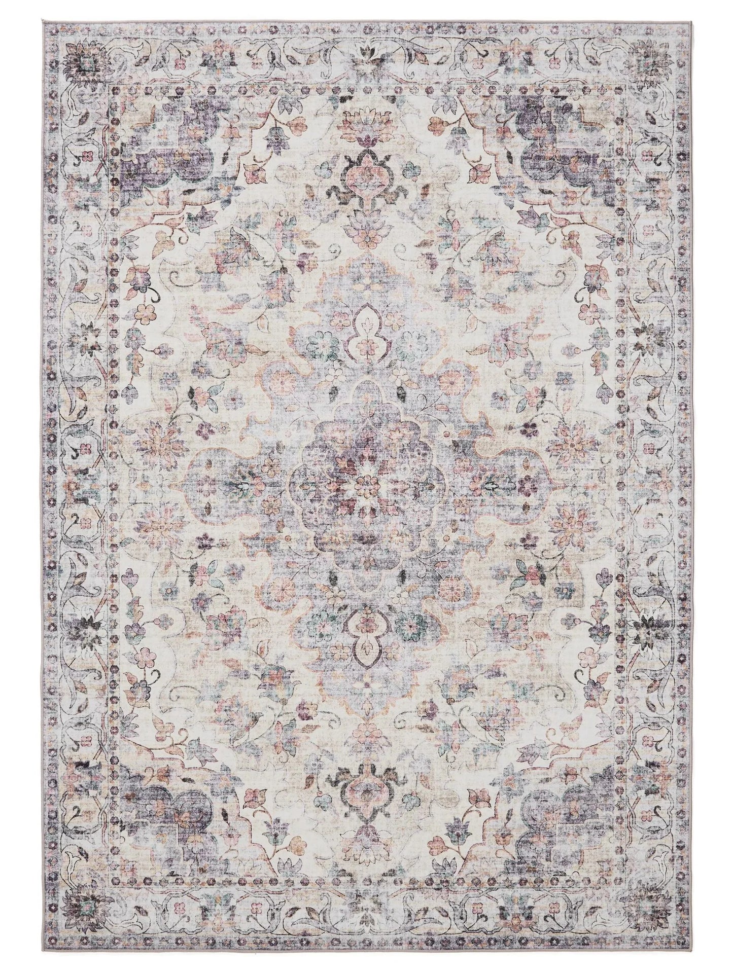 ATLAS Flerfarvet Vaskbart Tæppe - Billede 2