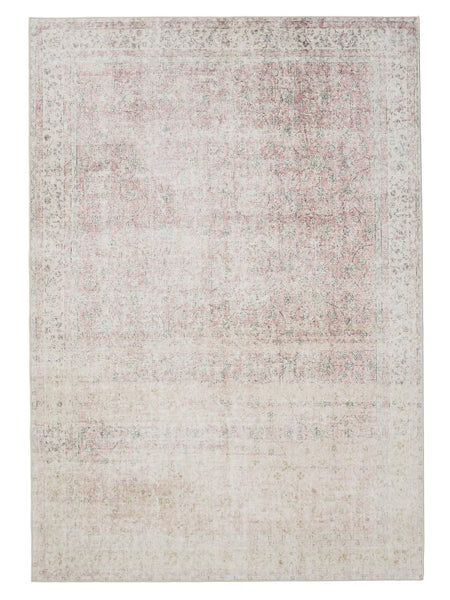 ATLAS Beige Rosa Vaskbart Tæppe