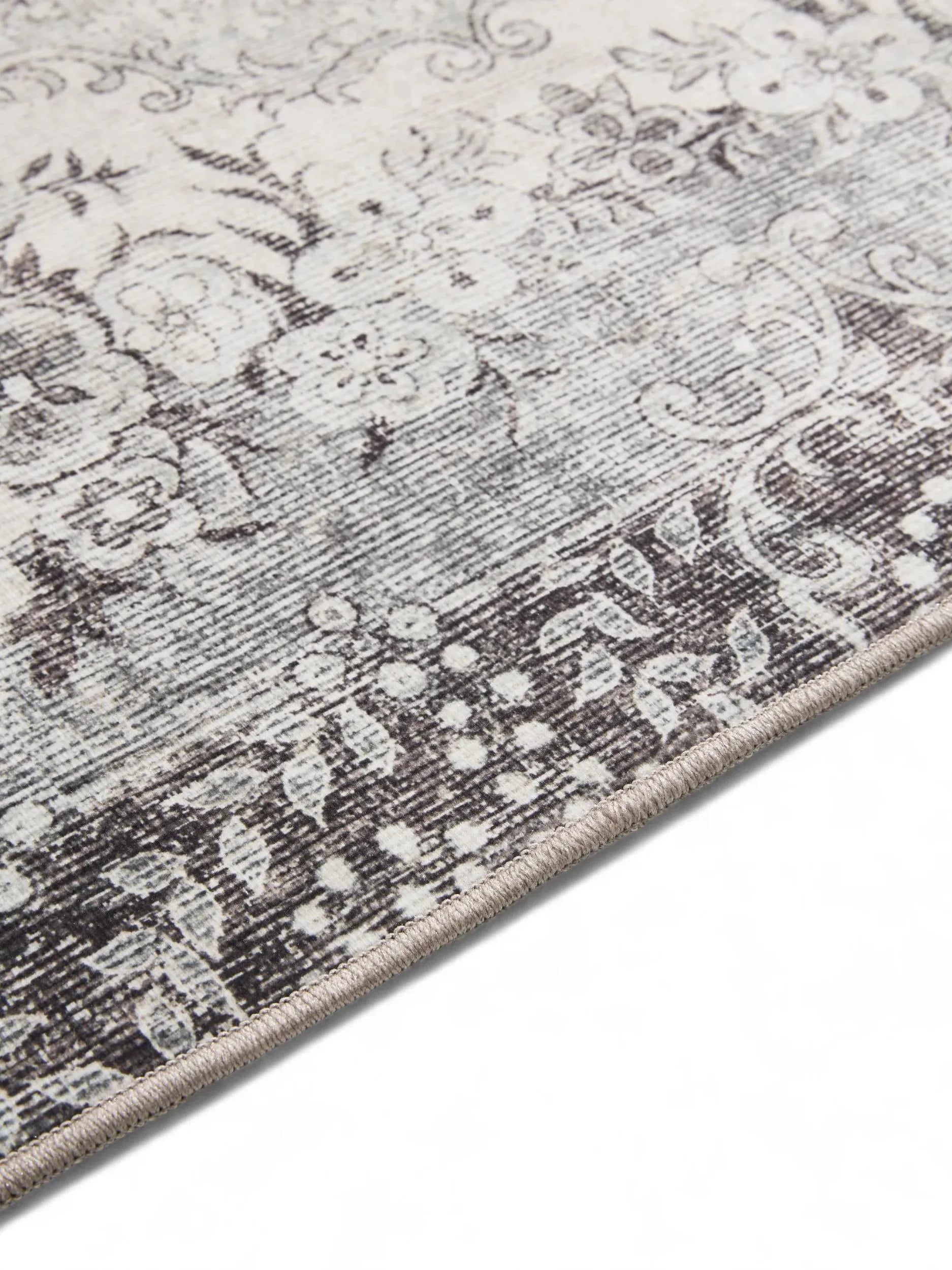 ATLAS Sort Grå Vaskbart Tæppe - Billede 5