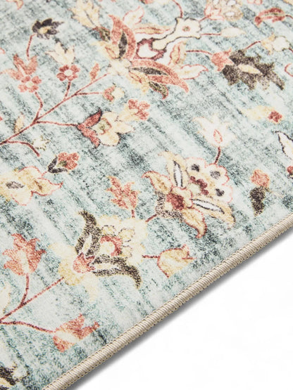 ATLAS Turkis Vaskbart Tæppe - Billede 5