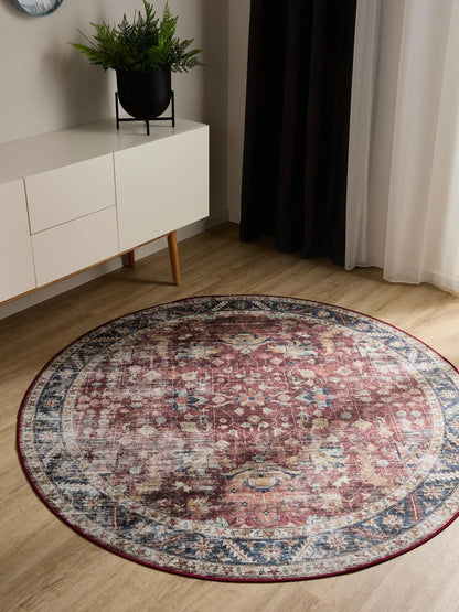 ATLAS Flerfarvet Vaskbart Tæppe