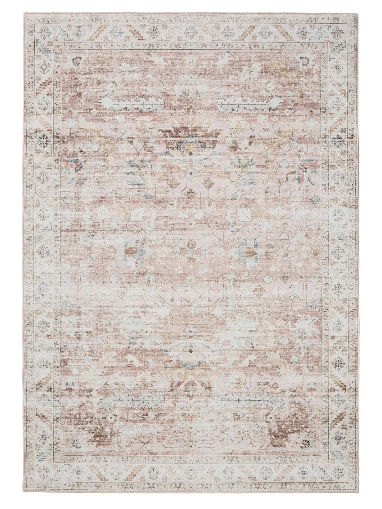 ATLAS Rosa Vaskbart Tæppe - Billede 2