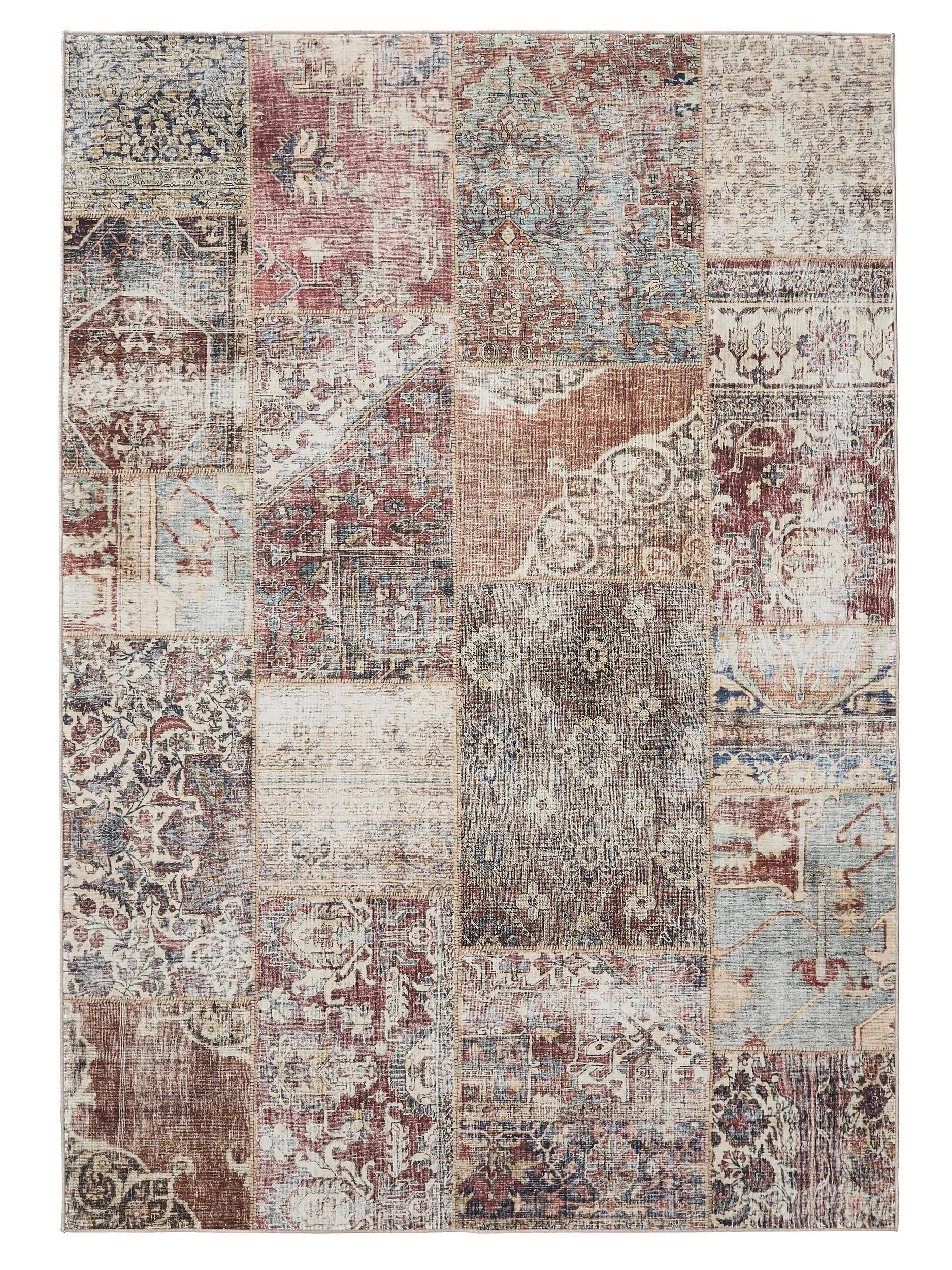 ATLAS Flerfarvet Brun Vaskbart Tæppe - Billede 2