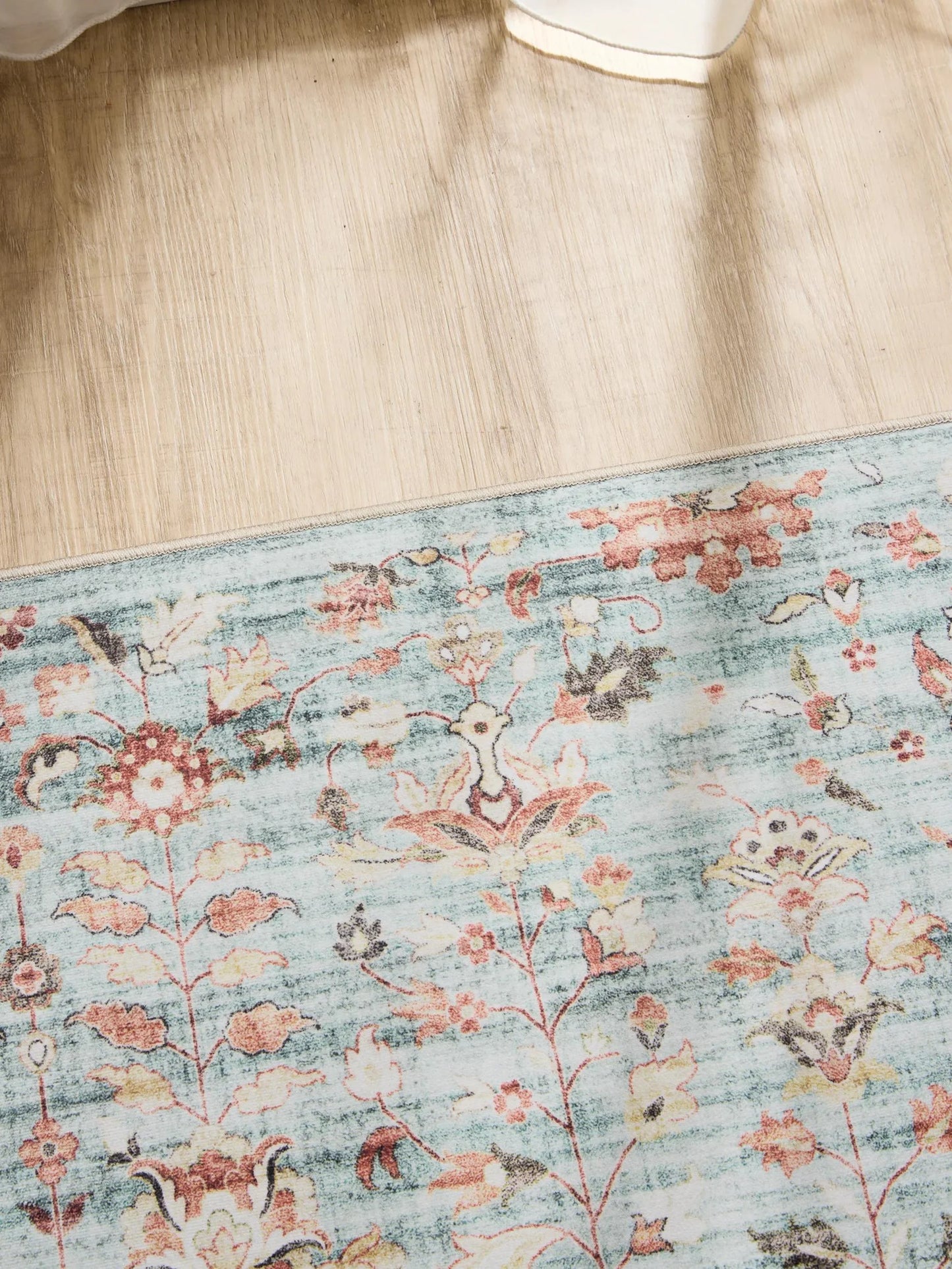 ATLAS Turkis Vaskbart Tæppe - Billede 3