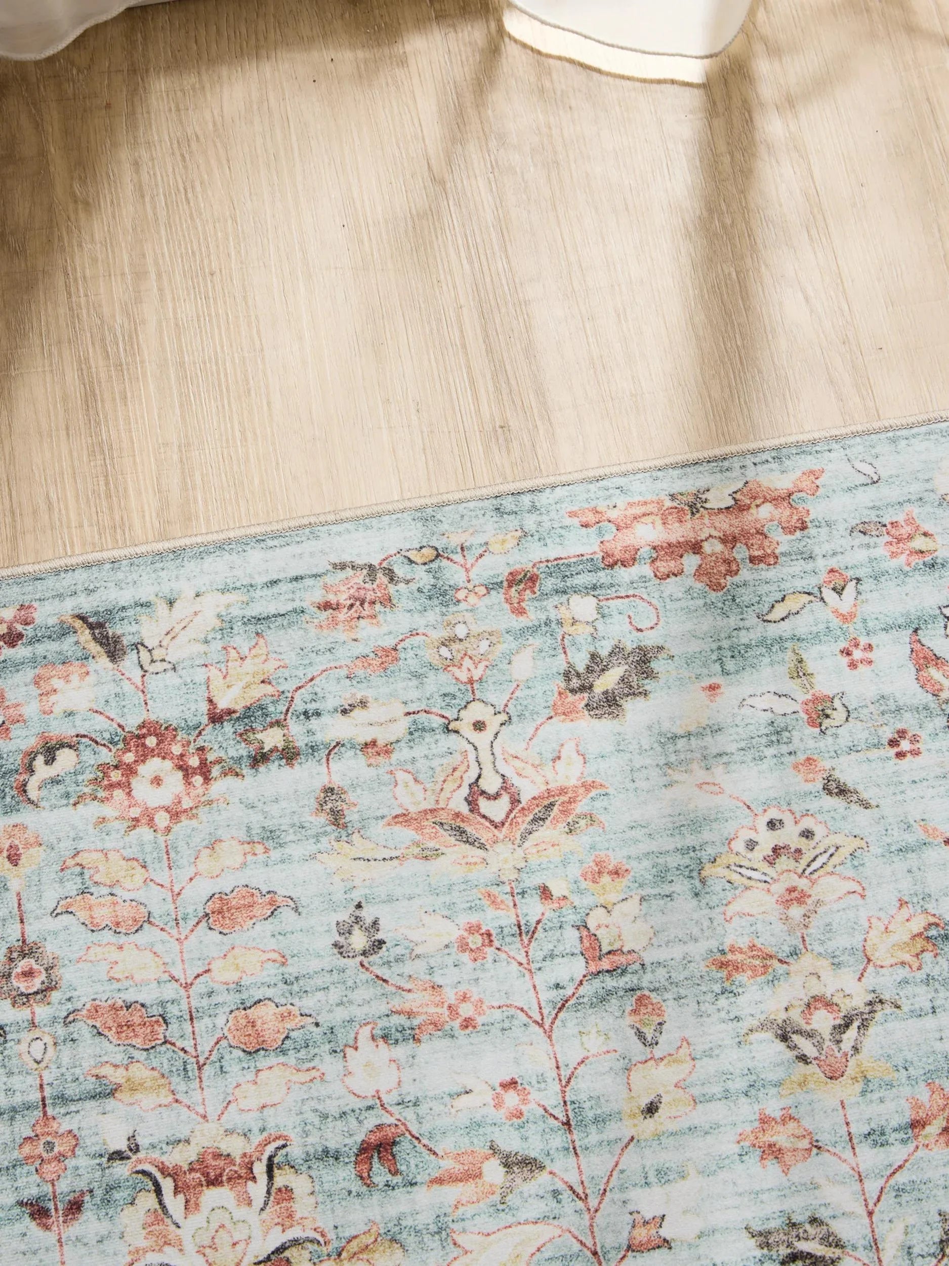 ATLAS Turkis Vaskbart Tæppe - Billede 3