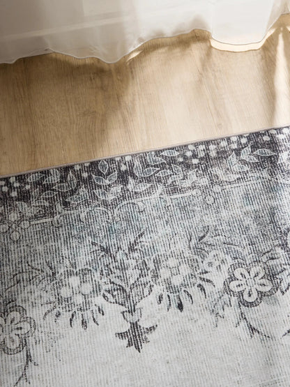 ATLAS Sort Grå Vaskbart Tæppe - Billede 3