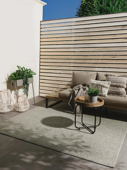 ASPEN Lysegrå Indendørs- Og Udendørs Tæppe