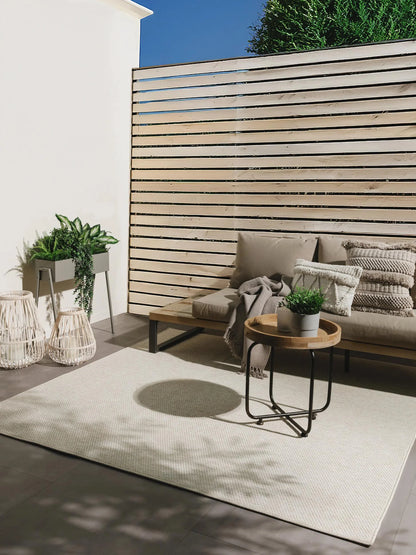 ASPEN Creme Indendørs- Og Udendørs Tæppe