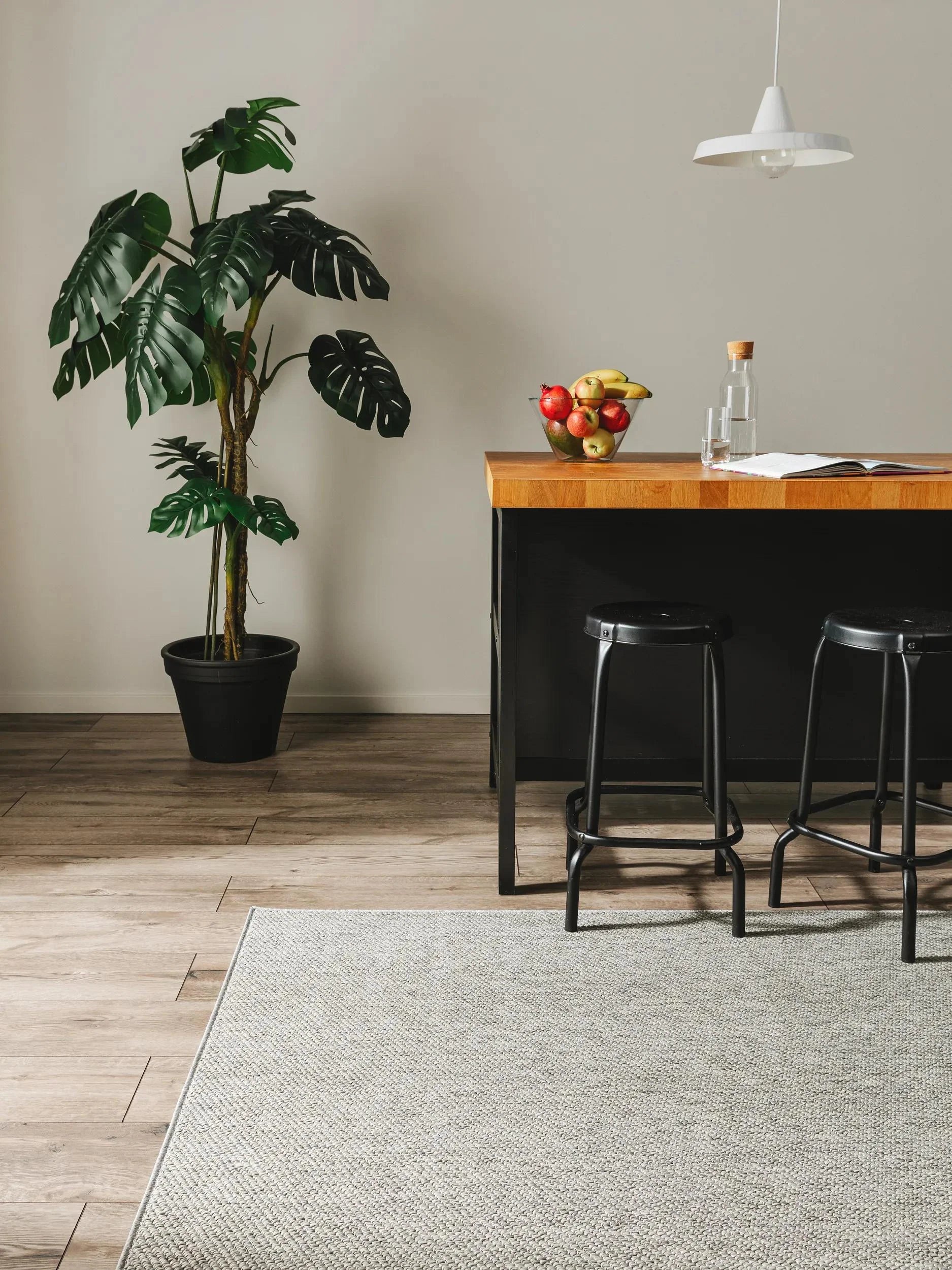 ASPEN Lysegrå Indendørs- Og Udendørs Tæppe - Billede 4