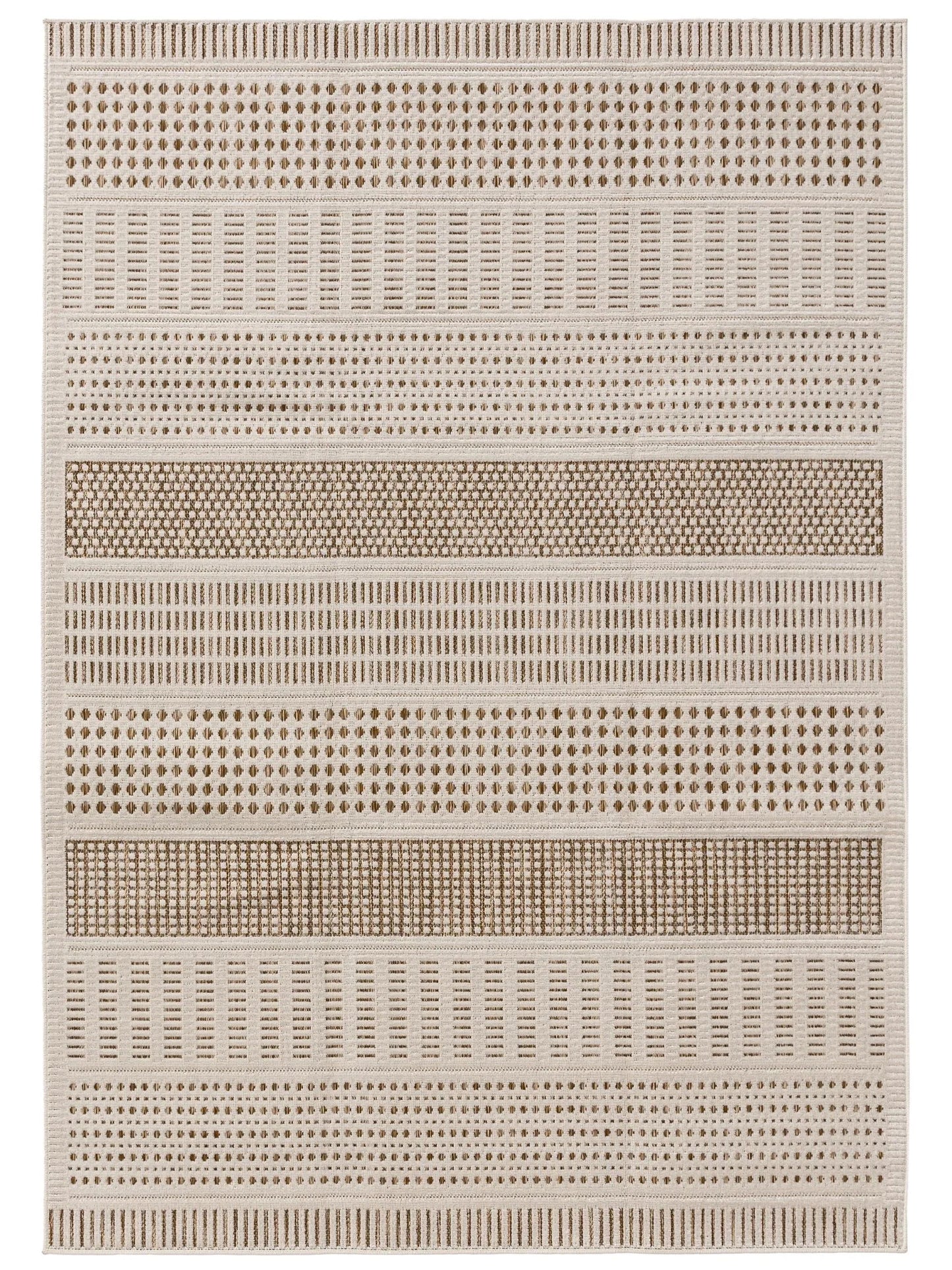 ZORRO Creme/Beige Indendørs- Og Udendørs Tæppe - Billede 2