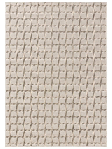 ZORRO Creme/Beige Indendørs- Og Udendørs Tæppe