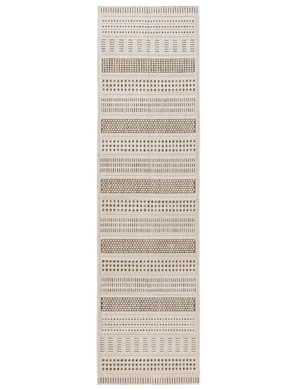 ZORRO Creme/Beige Indendørs- Og Udendørs Tæppe