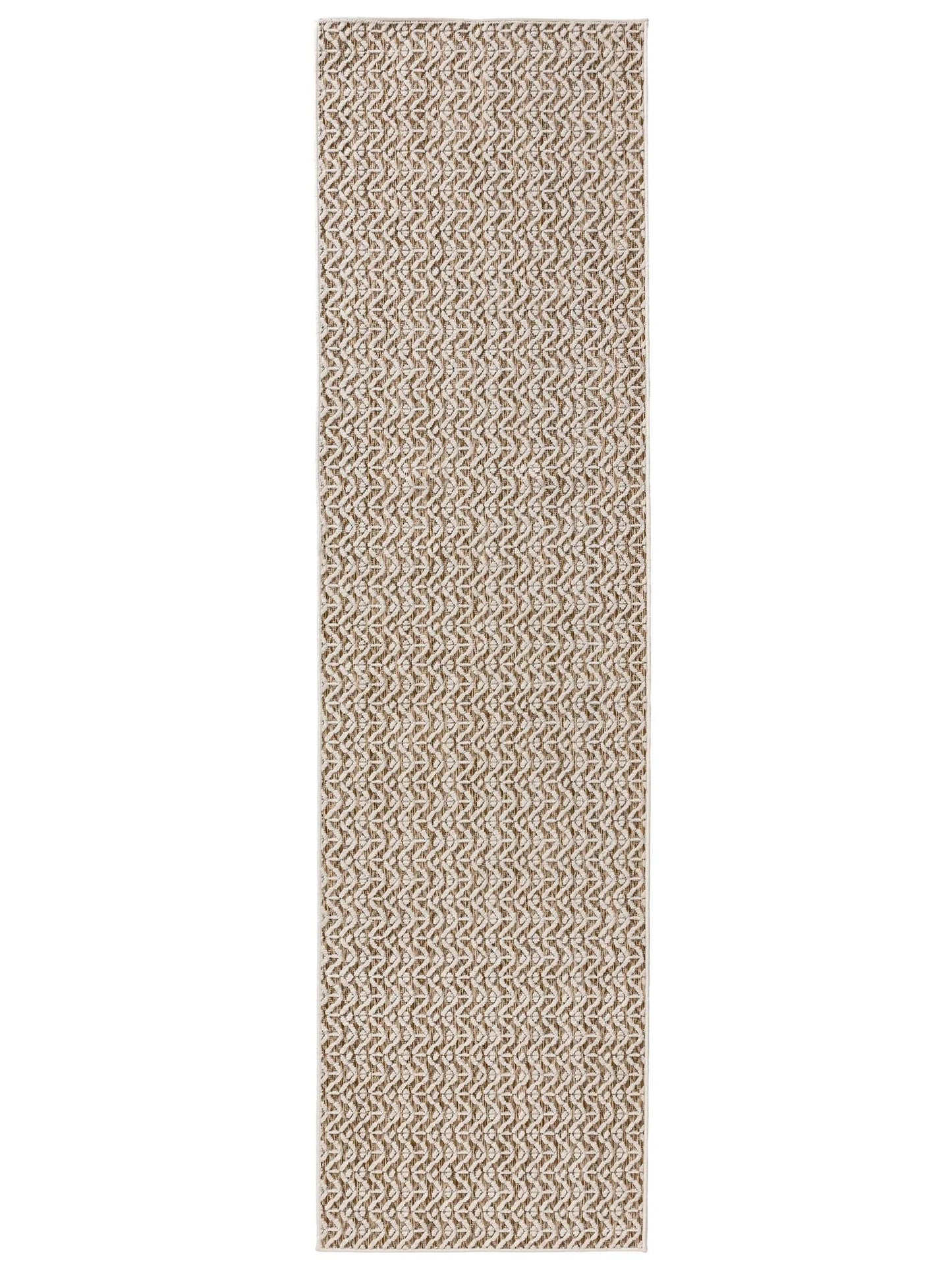 ZORRO Creme/Beige Indendørs- Og Udendørs Tæppe