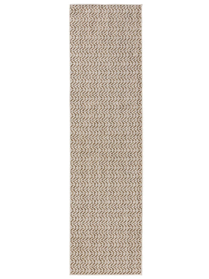ZORRO Creme/Beige Indendørs- Og Udendørs Tæppe