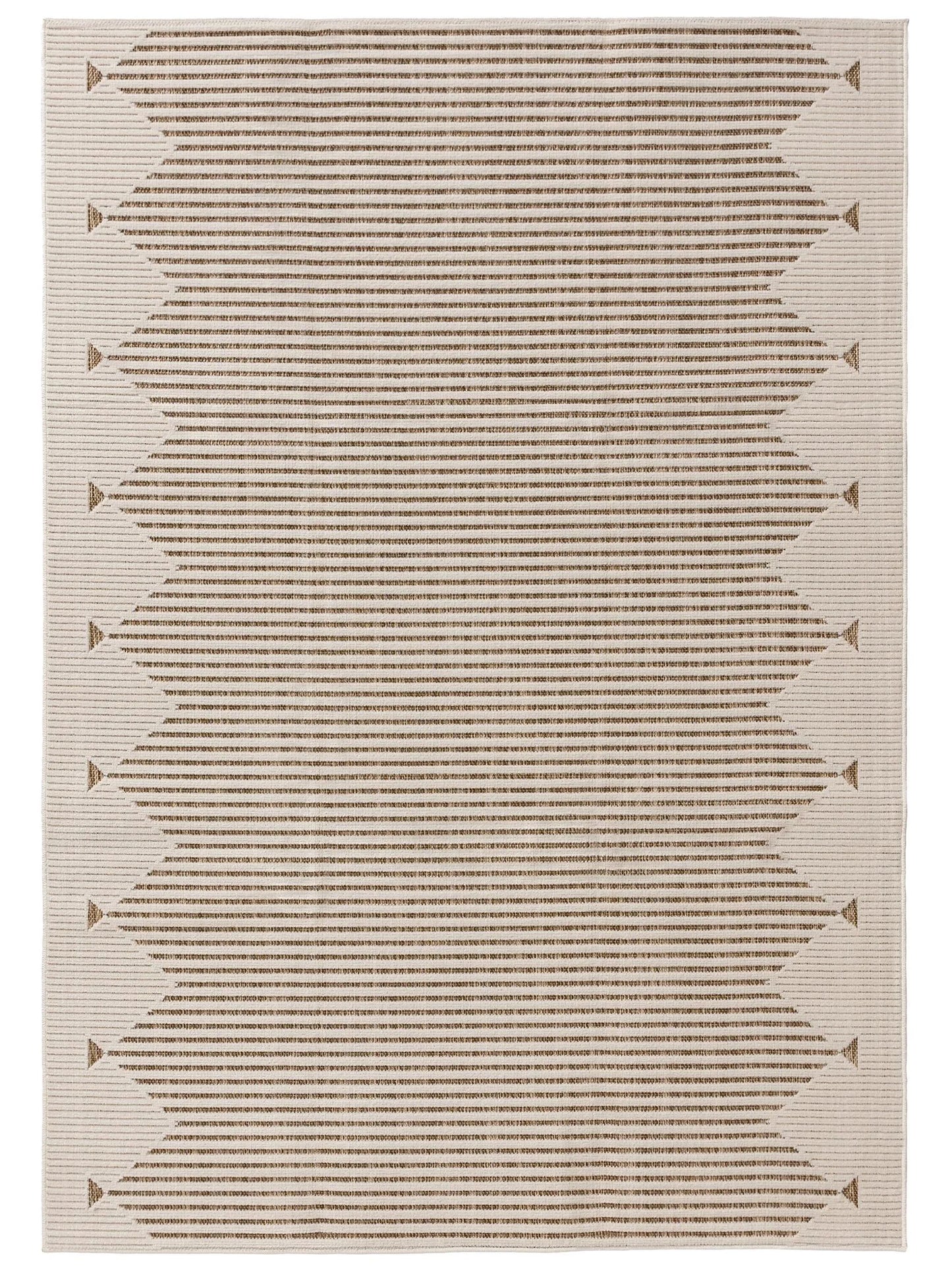 ZORRO Creme/Beige Indendørs- Og Udendørs Tæppe - Billede 2