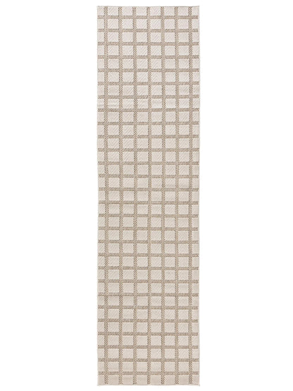 ZORRO Creme/Beige Indendørs- Og Udendørs Tæppe
