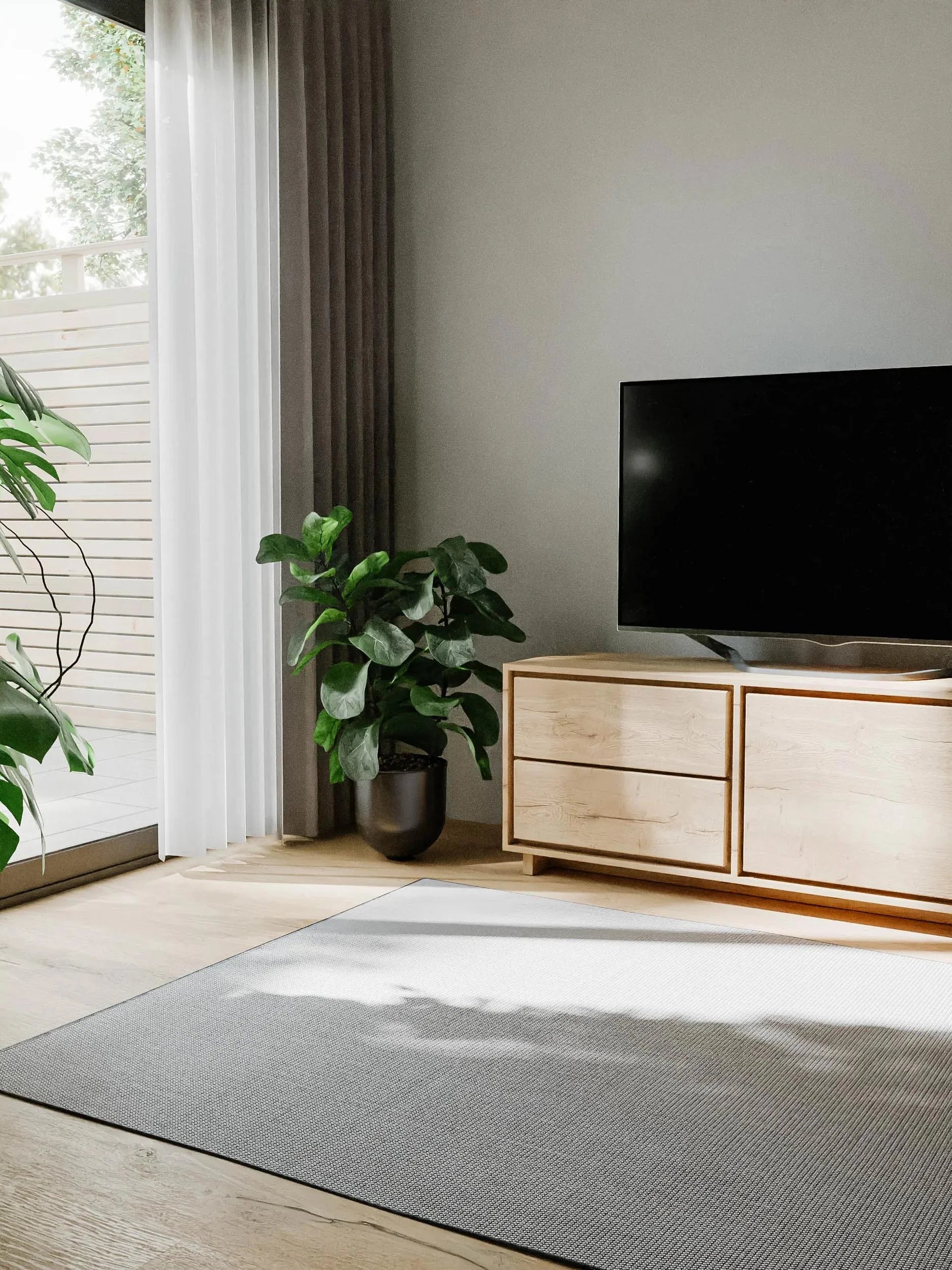 SKY Blå Indendørs- Og Udendørs Tæppe - Billede 4