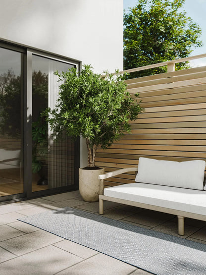 SKY Blå Indendørs- Og Udendørs Tæppe