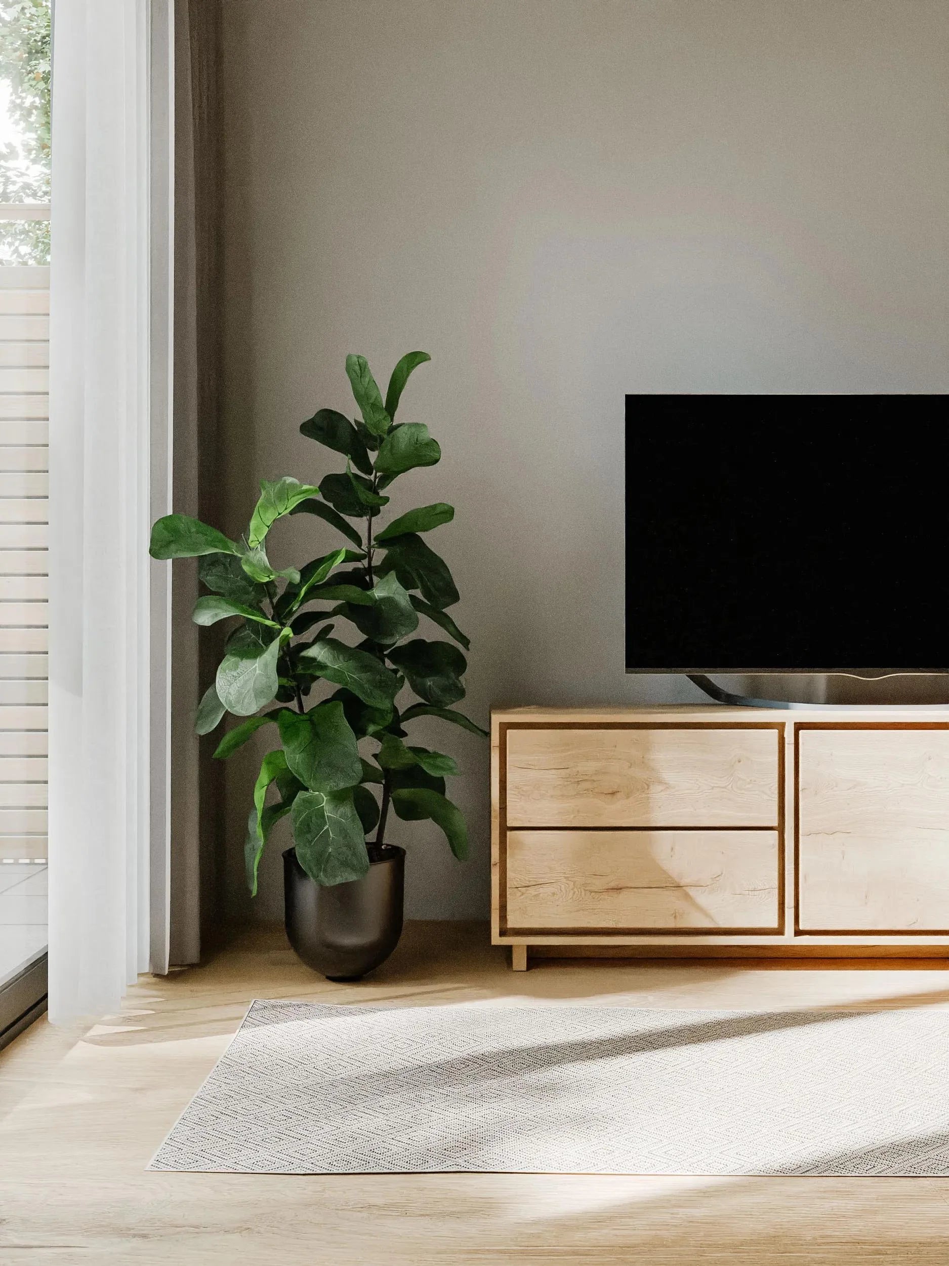 SKY Hvid Indendørs- Og Udendørs Tæppe - Billede 4