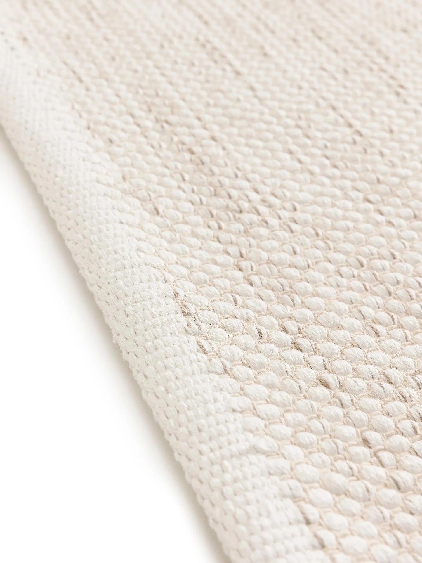 DUKE Creme Bomuld Tæppe - Billede 5