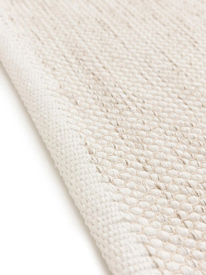 DUKE Creme Bomuld Tæppe - Billede 5
