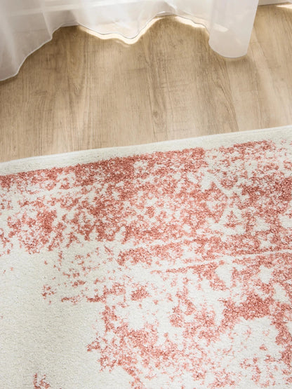 ZOE Creme Rosa Tæppe - Billede 3