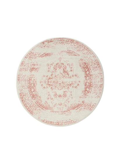 ZOE Creme Rosa Tæppe