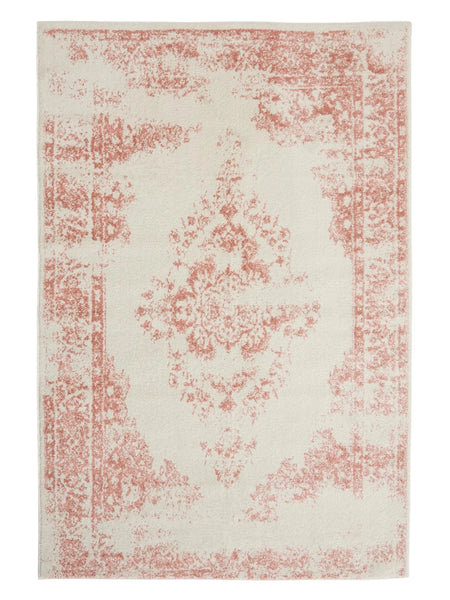 ZOE Creme Rosa Tæppe