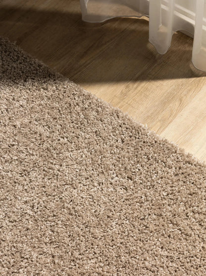 METRO Beige Vaskbart Tæppe - Billede 3