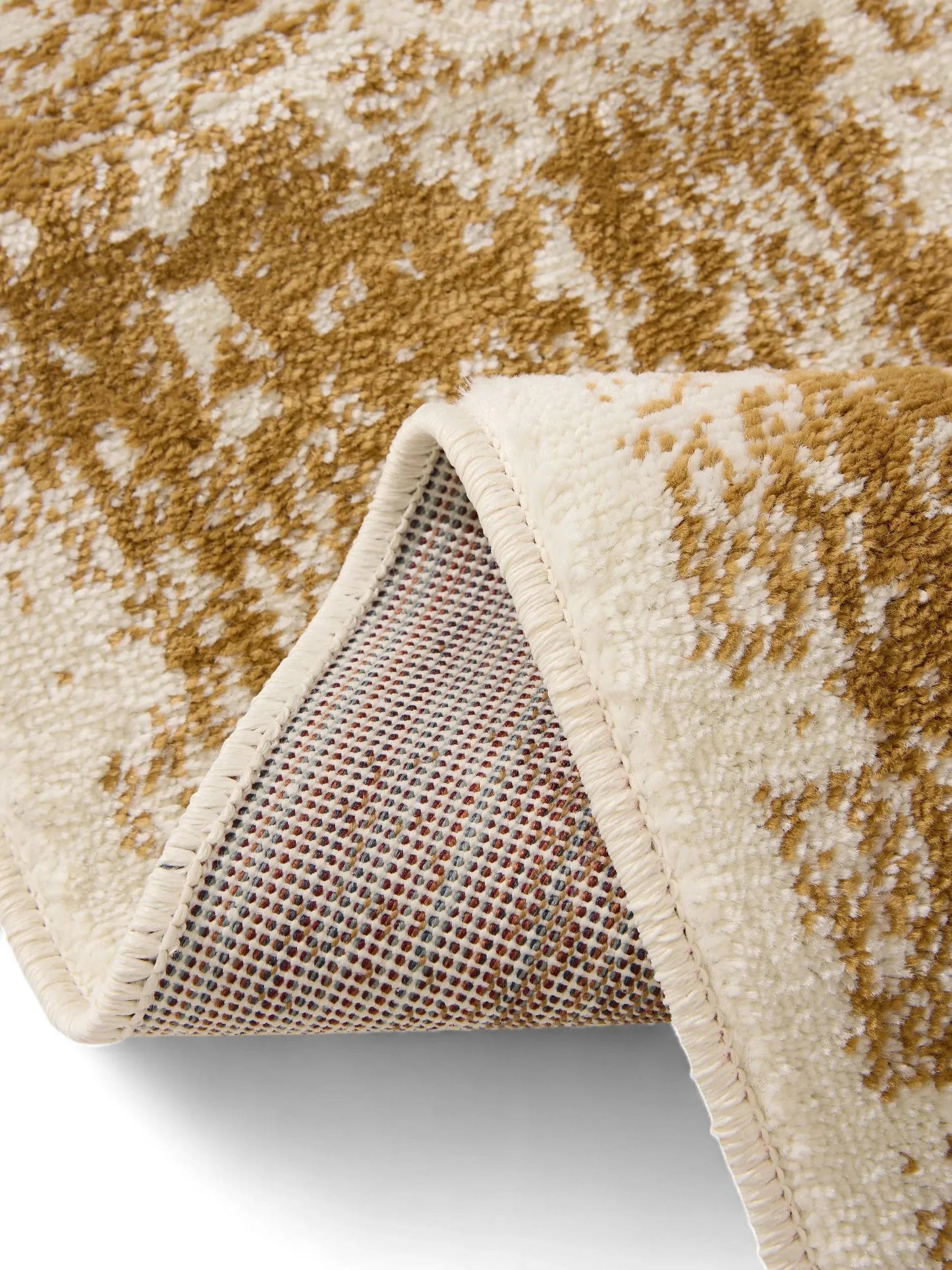 KIRA Creme/Gul Tæppe - Billede 4