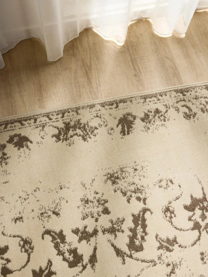 KIRA Creme/Brun Tæppe - Billede 3
