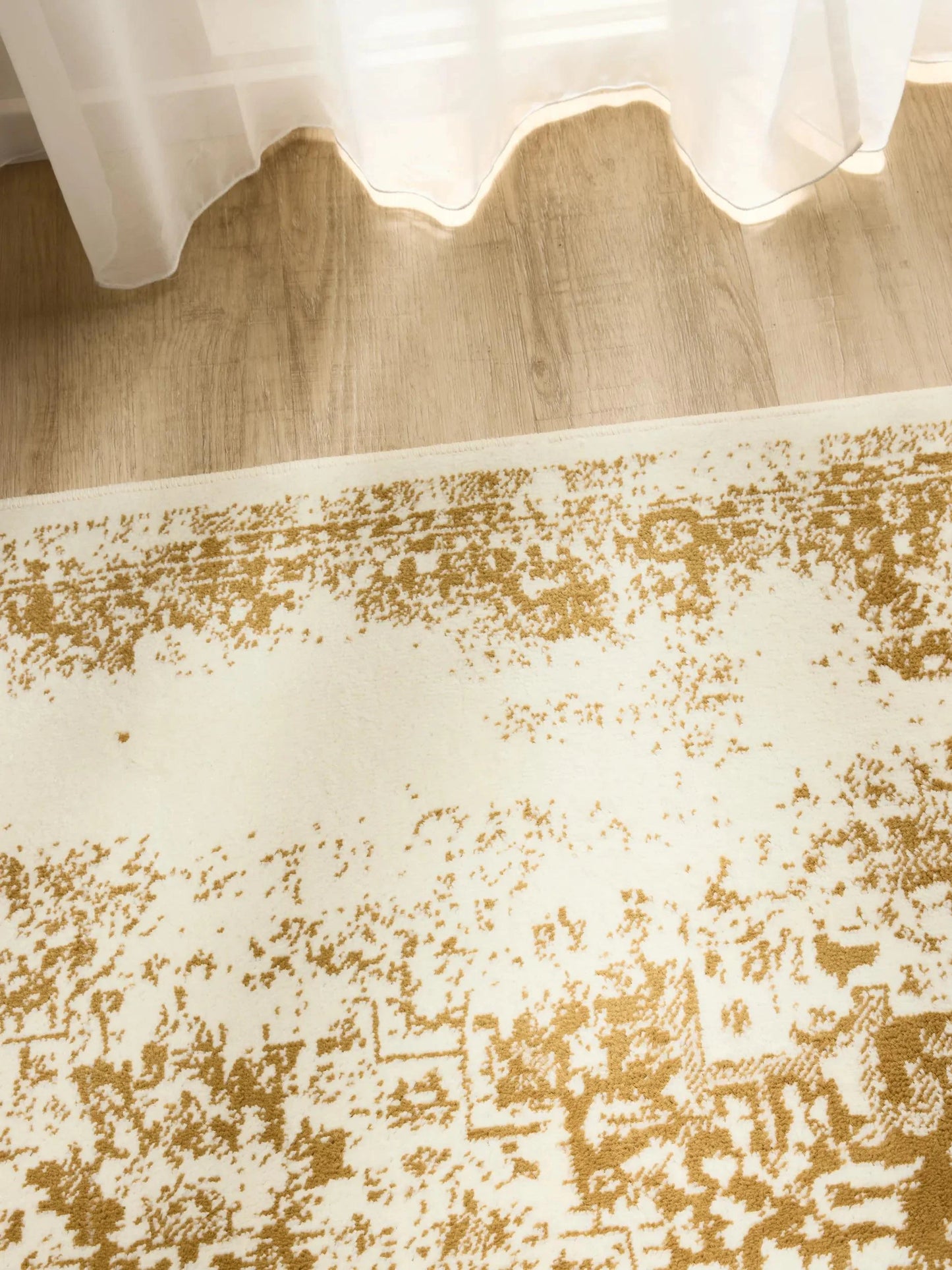 KIRA Creme/Gul Tæppe - Billede 3