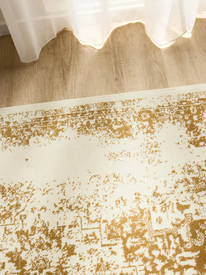 KIRA Creme/Gul Tæppe - Billede 3