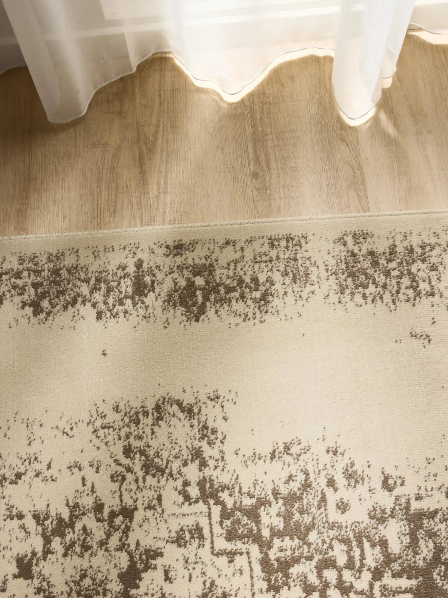 KIRA Creme/Brun Tæppe - Billede 3