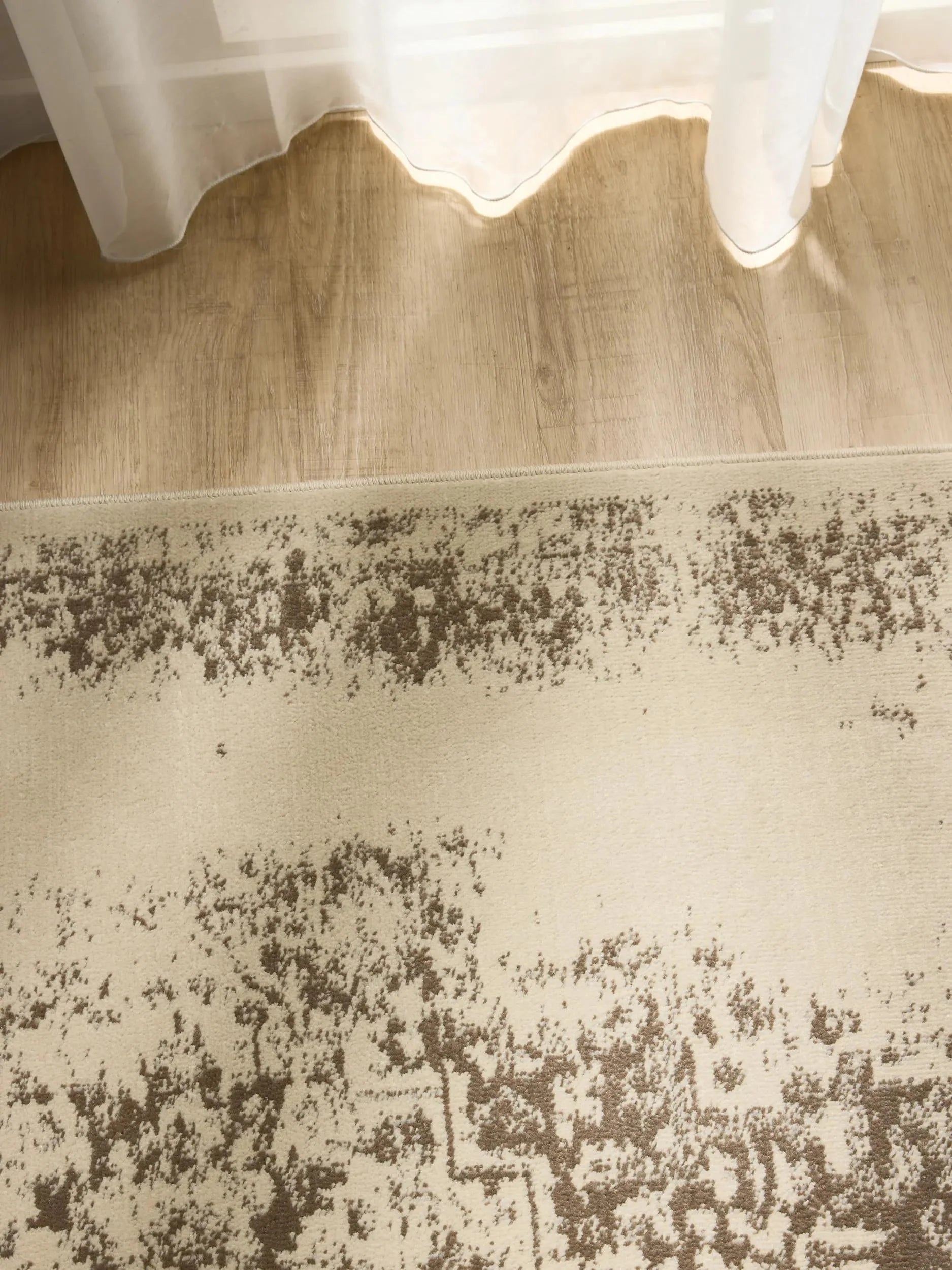 KIRA Creme/Brun Tæppe - Billede 3