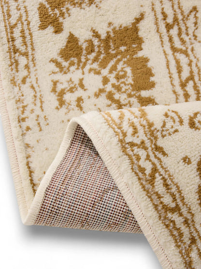 KIRA Creme/Gul Tæppe - Billede 4