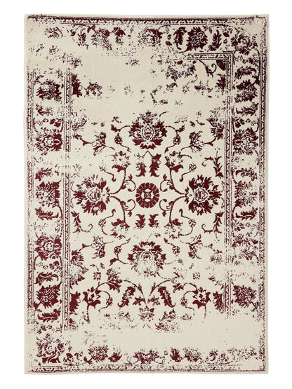 KIRA Creme/Rød Tæppe - Billede 2