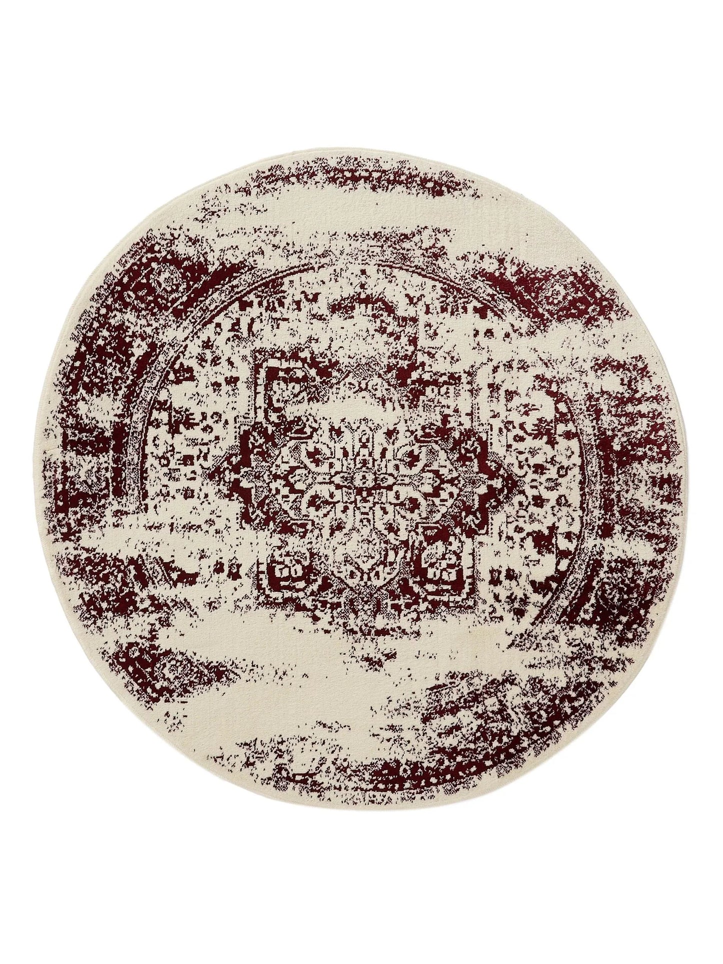 KIRA Creme/Rød Tæppe