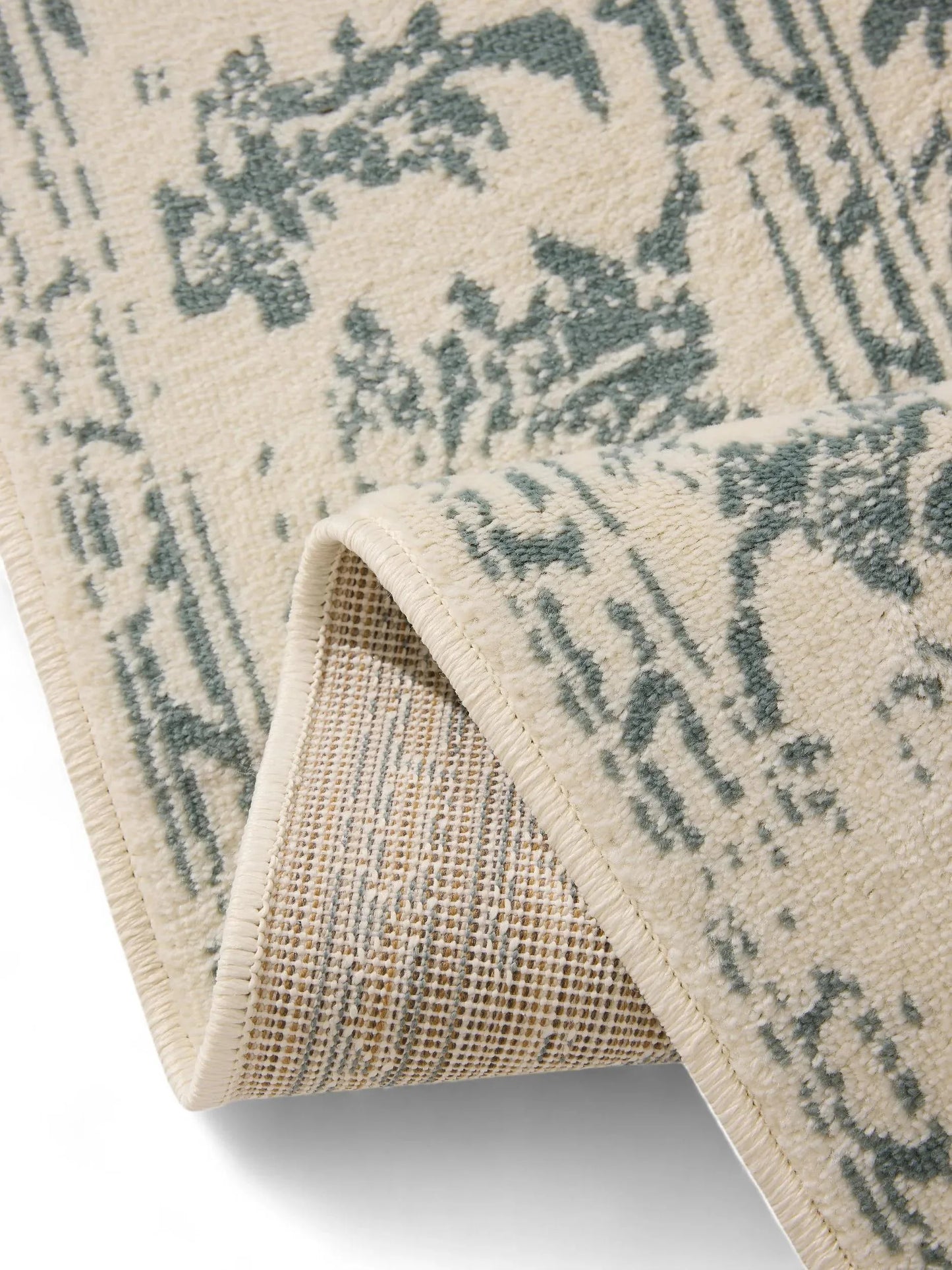 KIRA Creme/Mint Tæppe - Billede 4