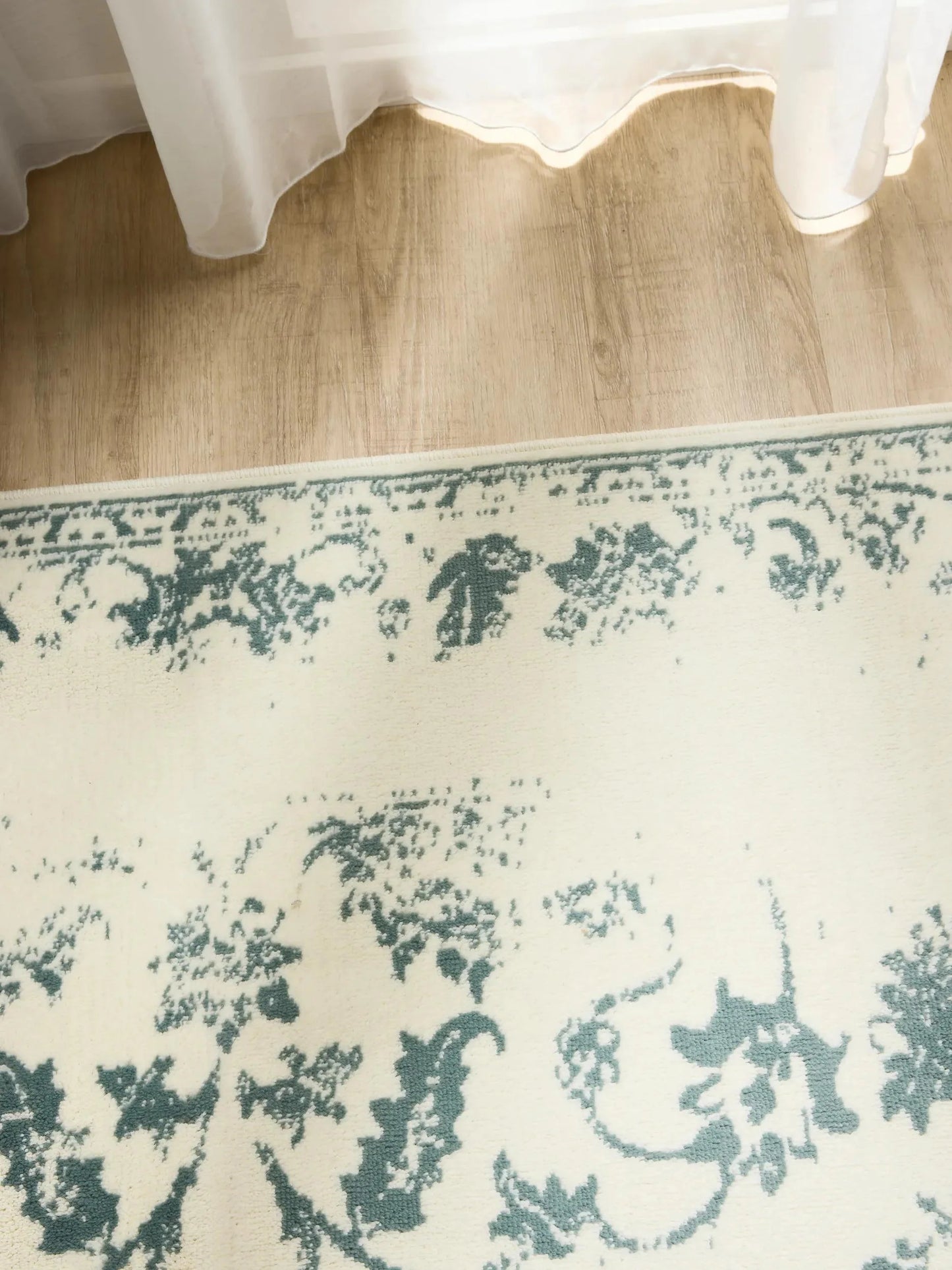 KIRA Creme/Mint Tæppe - Billede 3