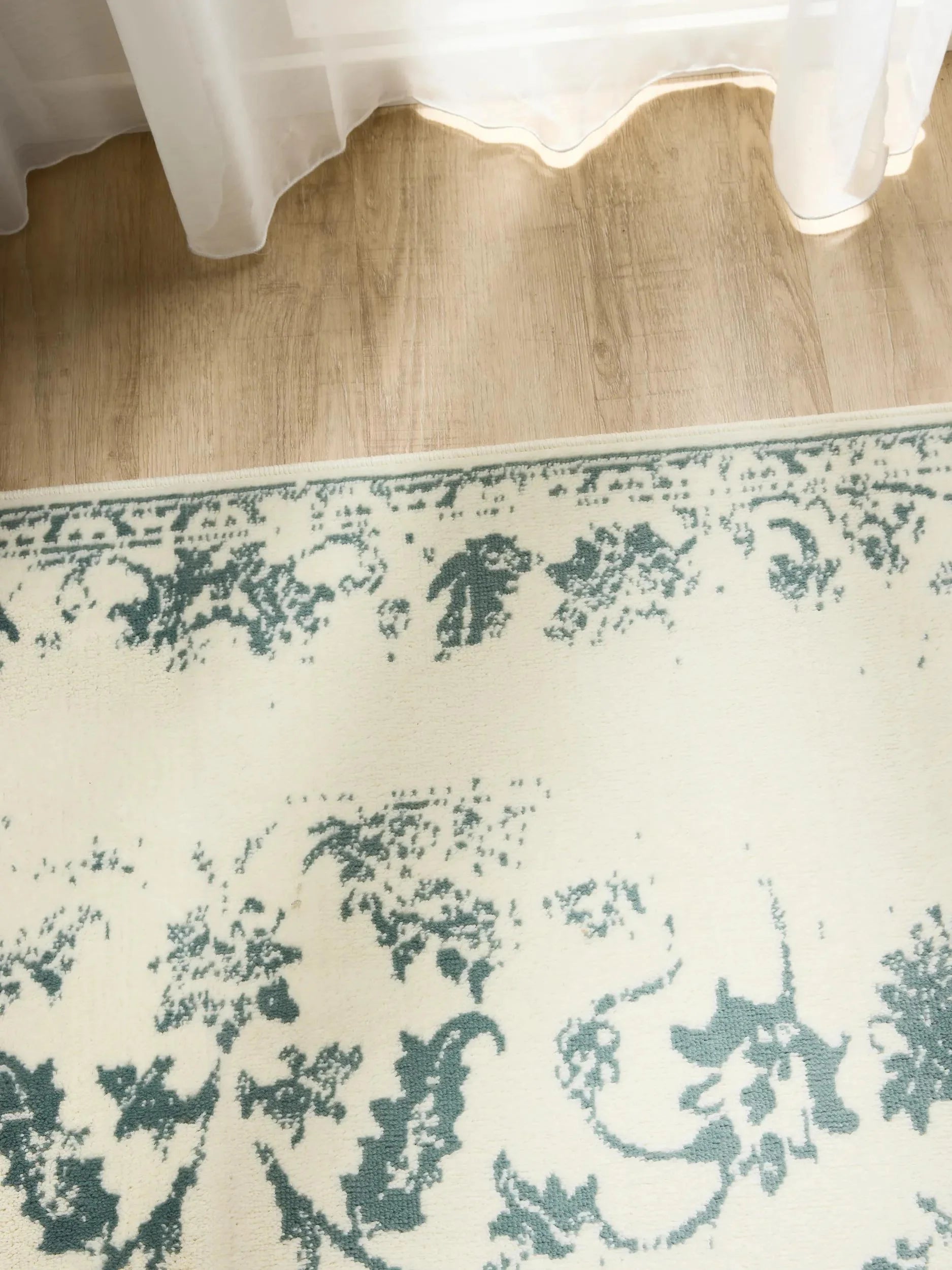 KIRA Creme/Mint Tæppe - Billede 3